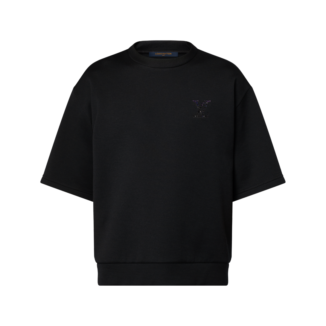 LV Embellished Jersey T-Shirt - Ready-to-Wear | LOUIS VUITTON